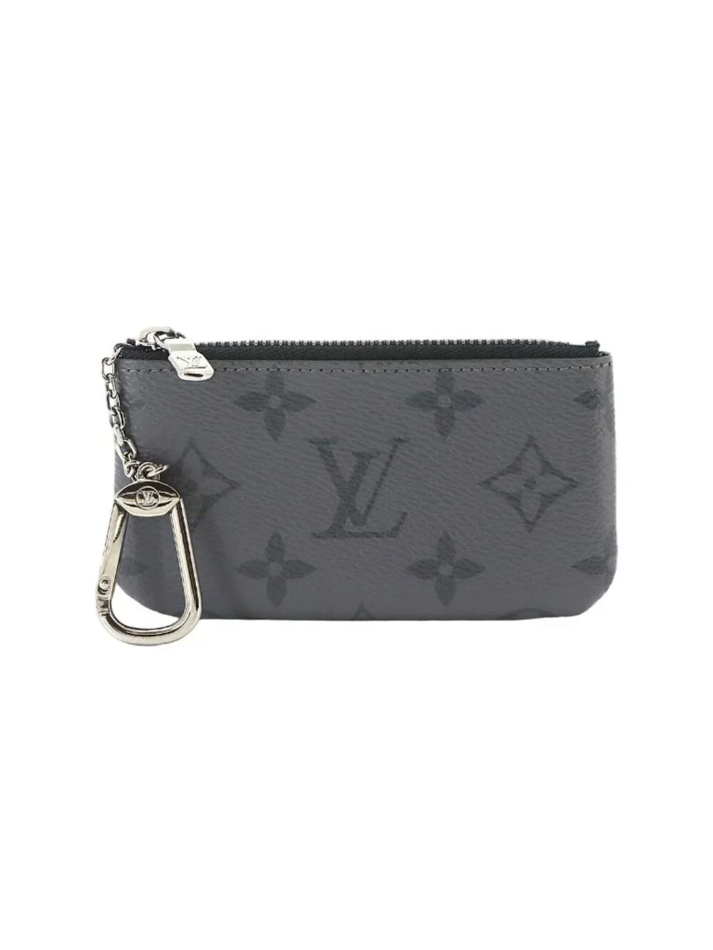 Louis Vuitton Monogram Eclipse Reverse Card & Key Case Pochette Cles Coin Purse